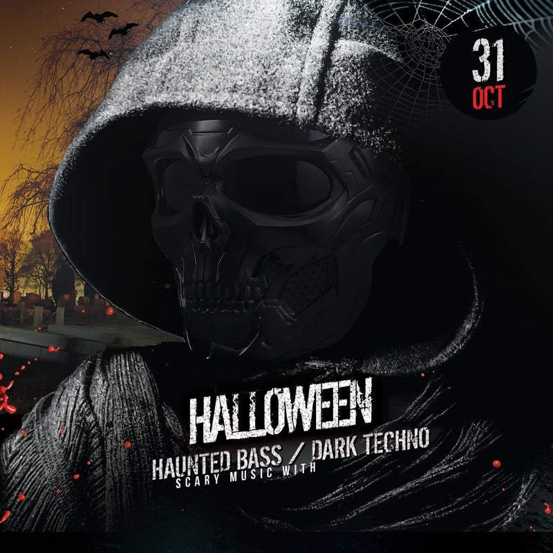 OQUQO Skull Face Mask Full Face, Motorcycle Mask, Airsoft Mask, Tactical Mask, Paintball Mask for Men Women - Image 2
